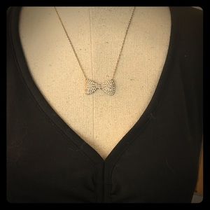 New York & Company Bow Necklace